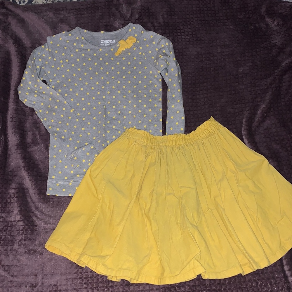 Girls skirt set